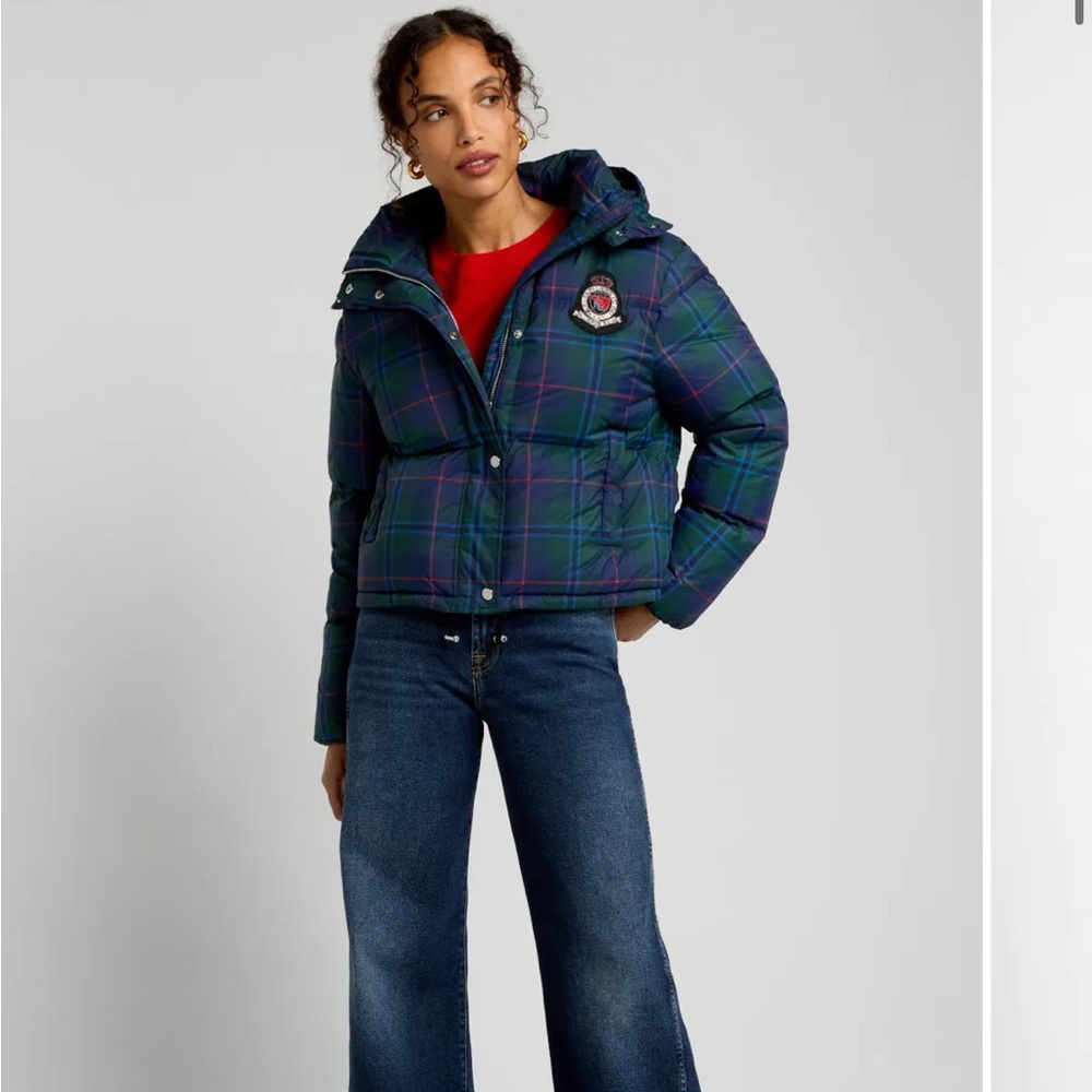 Ralph Lauren Blue and Green Plaid Jacket